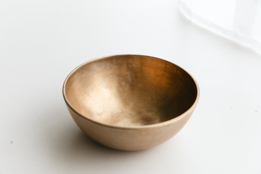 【アンティーク品】李朝時代 真鍮ボウル(BW1)