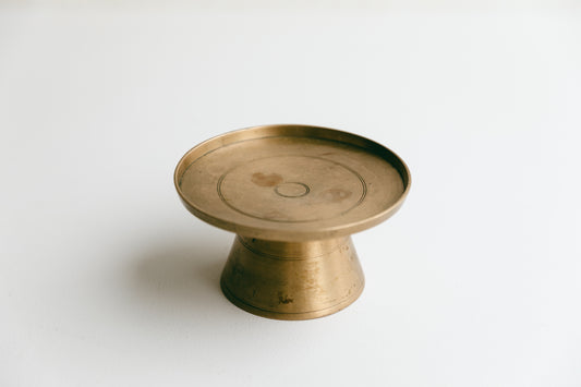 【アンティーク品】李朝時代 真鍮製高台(0RK)