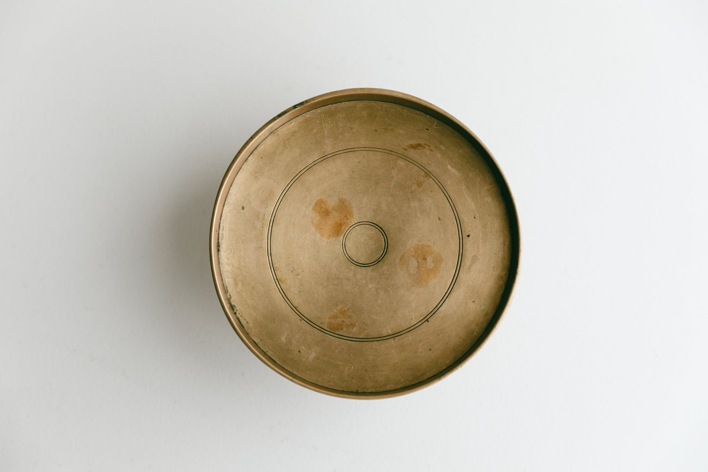 【アンティーク品】李朝時代 真鍮製高台(0RK)