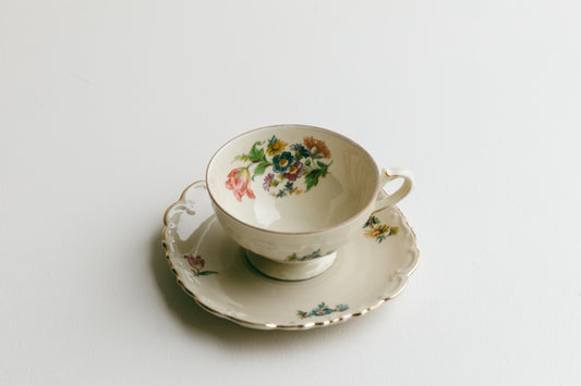 【アンティーク品】ヨーロッパ買付 ティーカップ&ソーサー