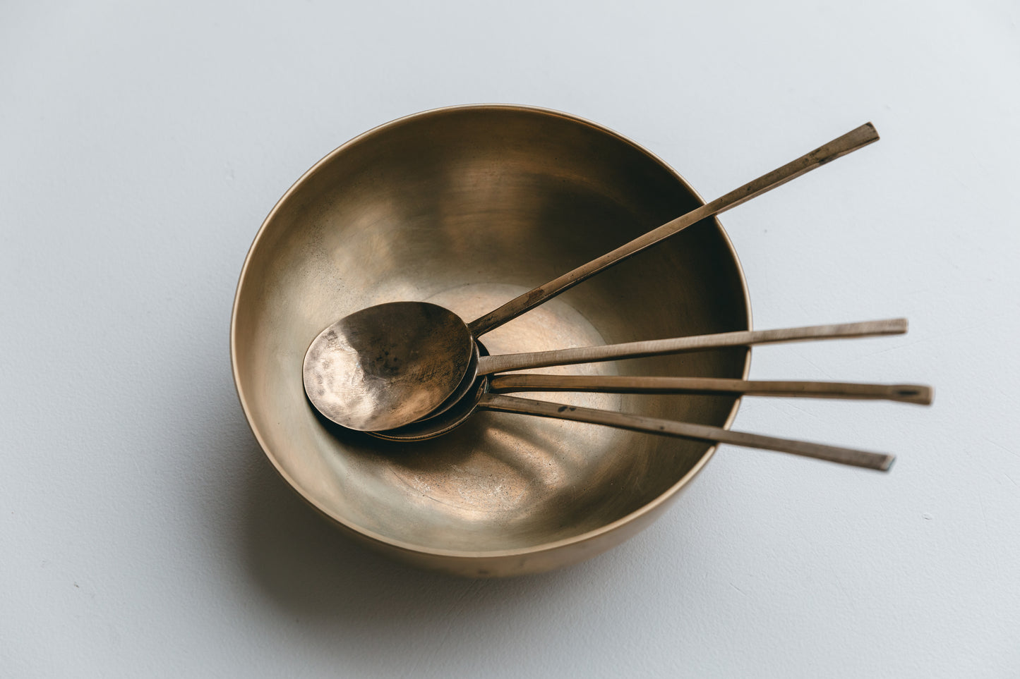 【アンティーク品】李朝時代 真鍮カトラリーセット(箸・スプーン)
