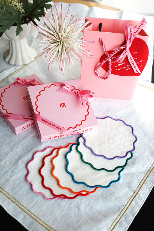 【MAISON DE ART】コースターセット(6枚)