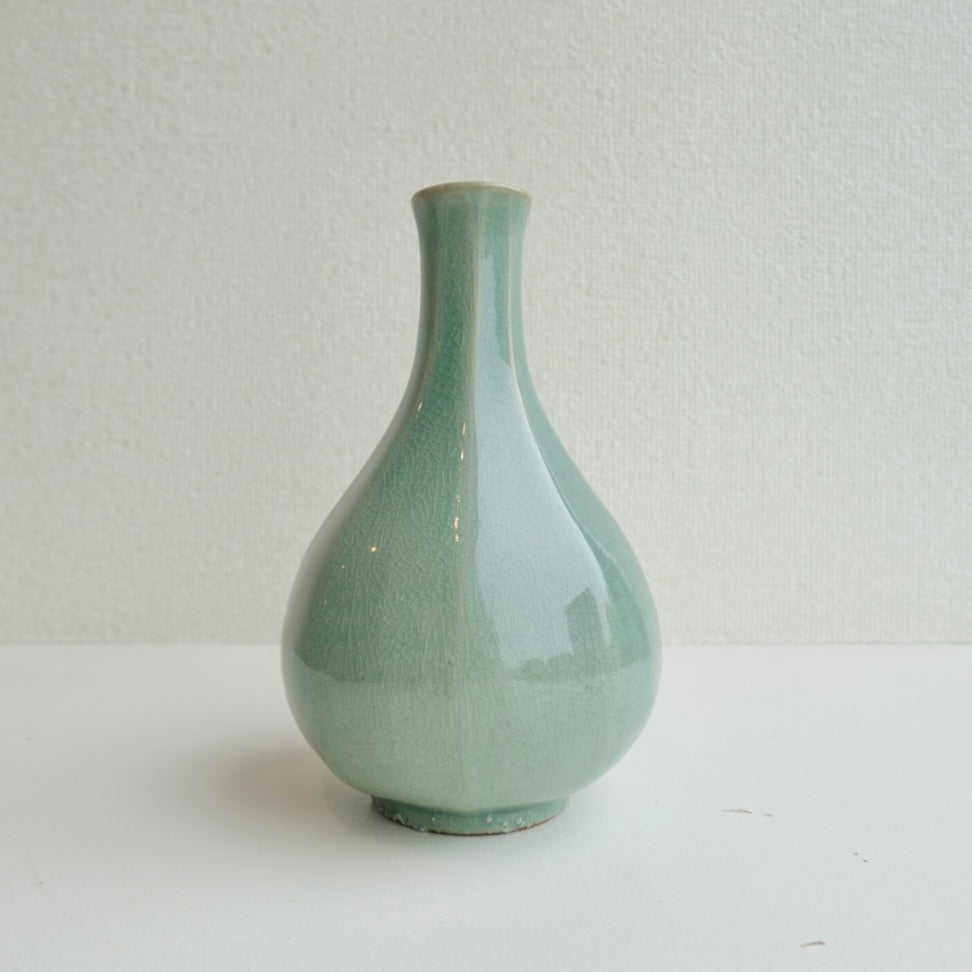 韓国骨董　青磁　花瓶