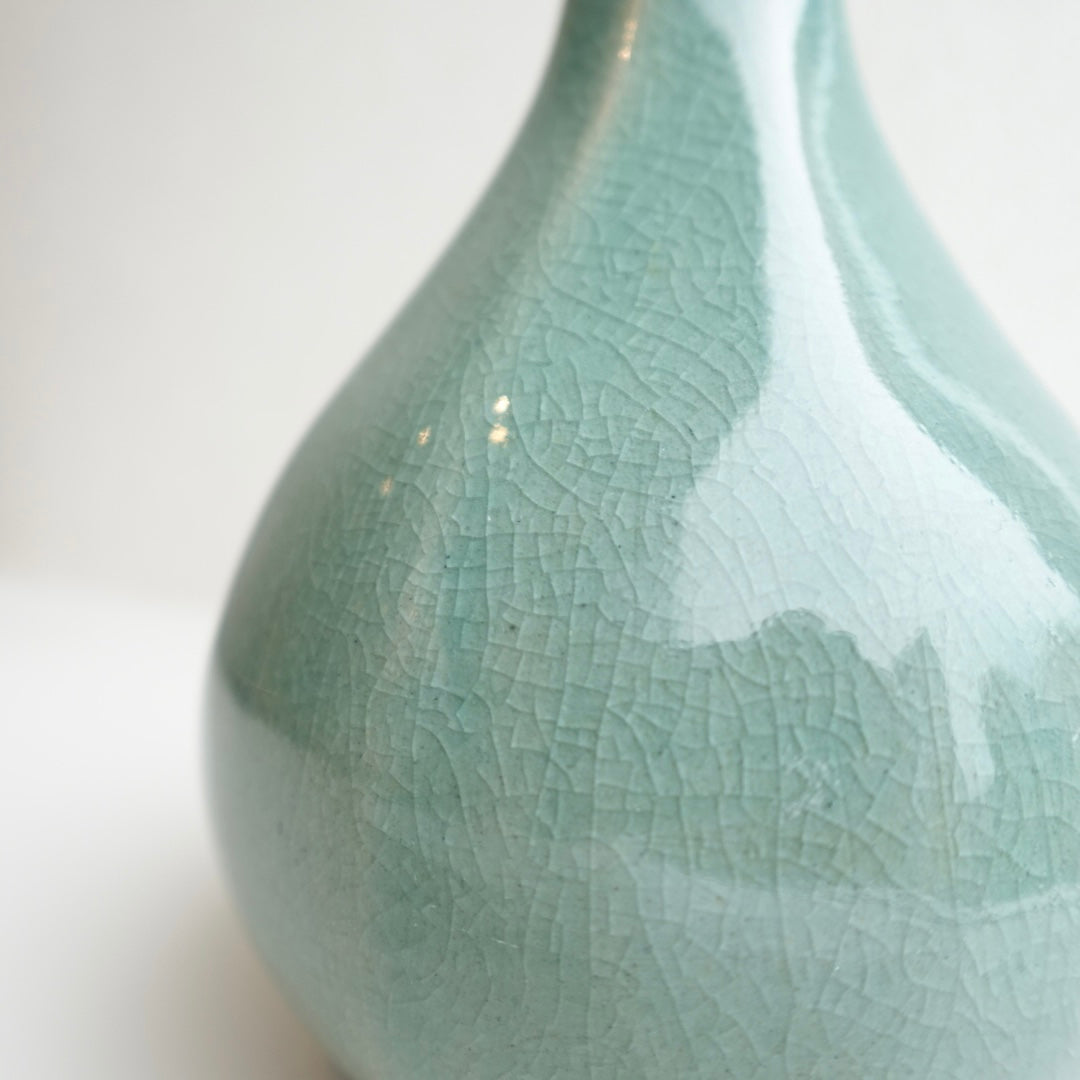 韓国骨董　青磁　花瓶